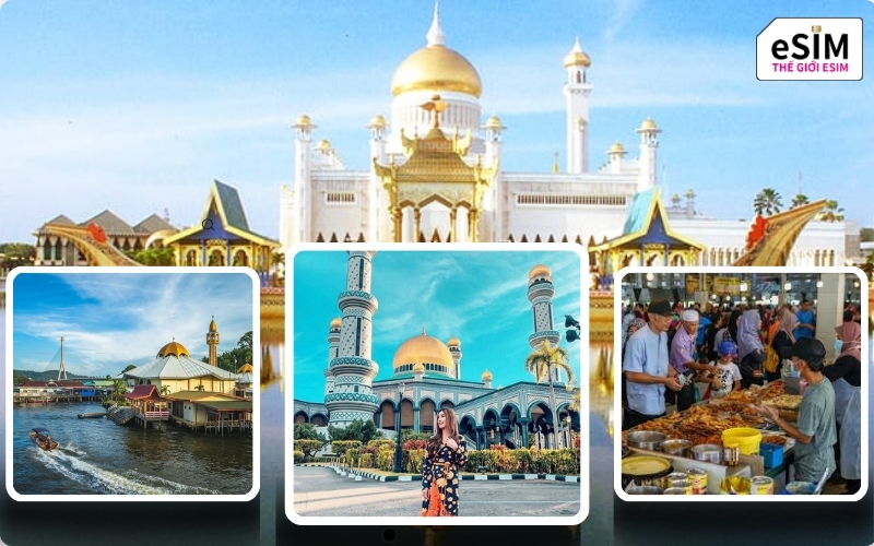 DST Brunei eSIM đồng hành cùng bạn khám phá trọn vẹn những điểm du lịch nổi tiếng